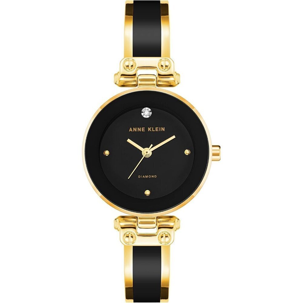 Women's Metal Bangle Watch Genuine Diamond Dial Elegant Water-Resistant